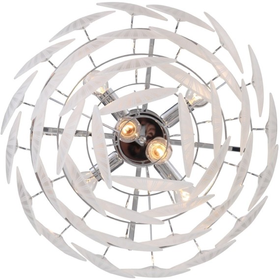 SLE104102-06 Светильник потолочный Хром/Белый E14 6*60W CHILLE