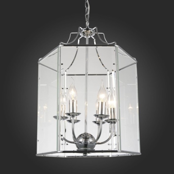 SL228.103.06 Люстра подвесная ST-Luce Хром/Прозрачный E14 6*40W TERSO