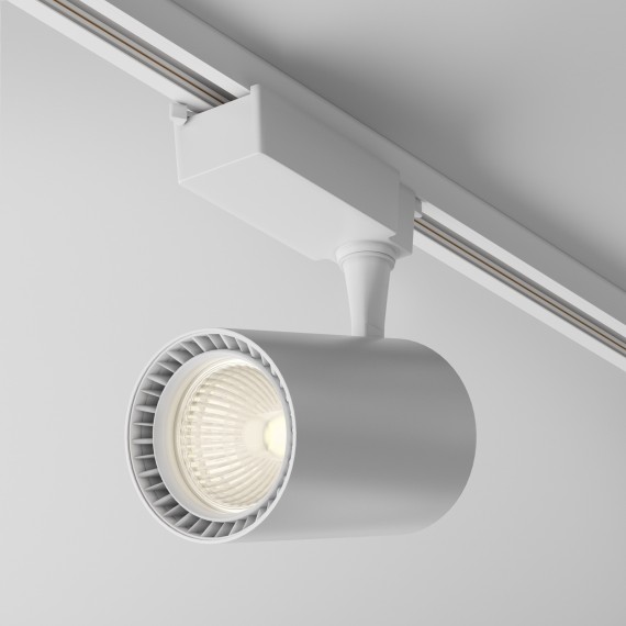 Однофазный двужильный светодиодный трековый светильник Maytoni Unity TR003-1-15W3K-M-W Vuoro 3000К 1520Лм CRI90+ 36° 15Вт
