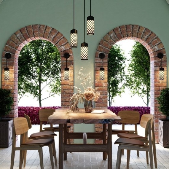 Уличный подвесной светильник Odeon Light 4834/1 DUNES IP44 под лампу 1xE27 1*60W