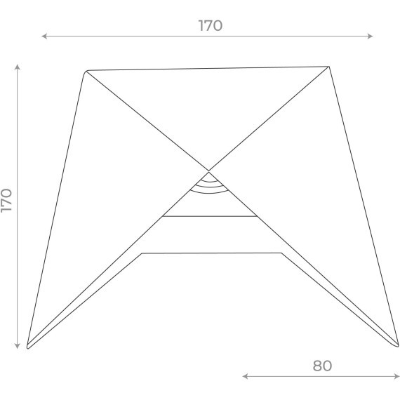 SL9503.401.01 Светильник уличный настенный ST-Luce Черный LED 1*7W 4000K CANNETO