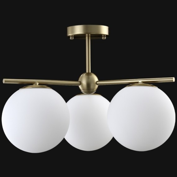 Люстра Crystal Lux FELIZ SP-PL3 BRONZE/WHITE