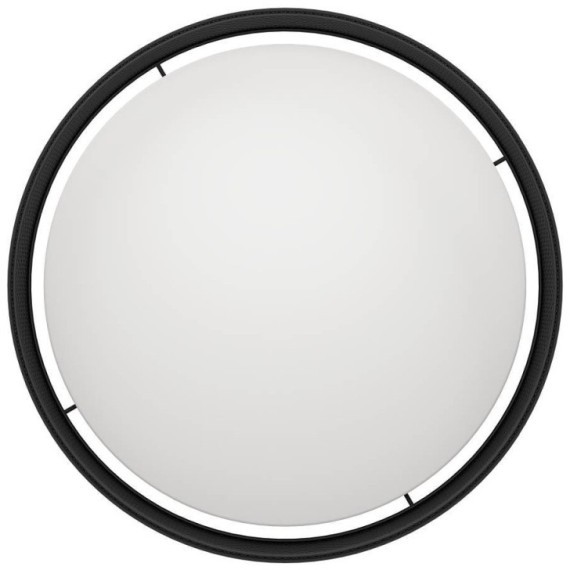 900795 Потолочный светильник LUPPINERIA, 20W (LED), 3000K, 2400lm, H95, ?385, сталь, черный / пластик, белый