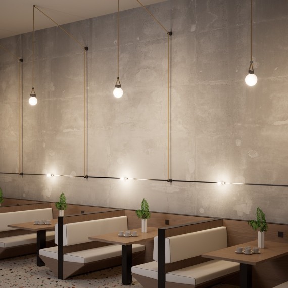 359474 Трековый ременный светодиодный SMART светильник c доп. механическим перекл. цветности Novotech EASY CRI90+ 3000-6000К 170Лм 80° 6W TUYA, Алиса, Wi-Fi