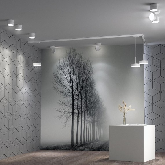 Трехжильный однофазный трековый светодиодный светильник Novotech PROMETA 358767 2600лм 30Вт