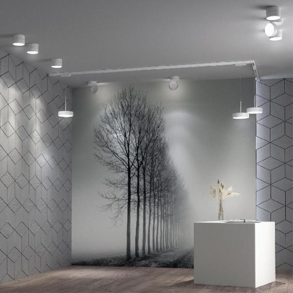 Трехжильный однофазный трековый светодиодный светильник Novotech PROMETA 358767 2600лм 30Вт