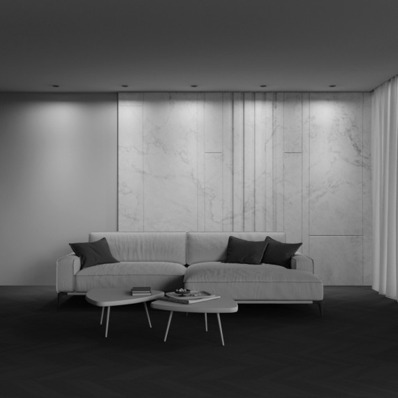 Встраиваемый светильник Maytoni Parete 2700К-3000K-4000К 12Вт 36° DL100-12W2.7-3-4K-RD-B