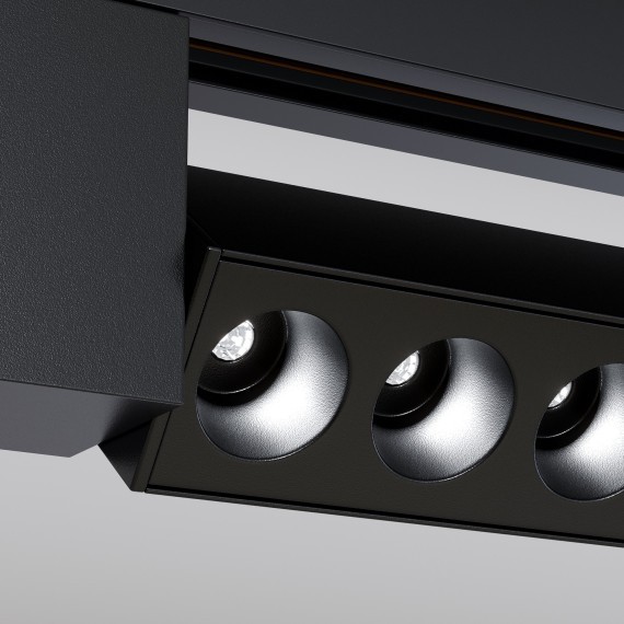 Однофазный двужильный светодиодный трековый светильник Maytoni Unity TR010-1-20W4K-M-B Points Rot 4000К 1500Лм CRI90+ 36° 20Вт