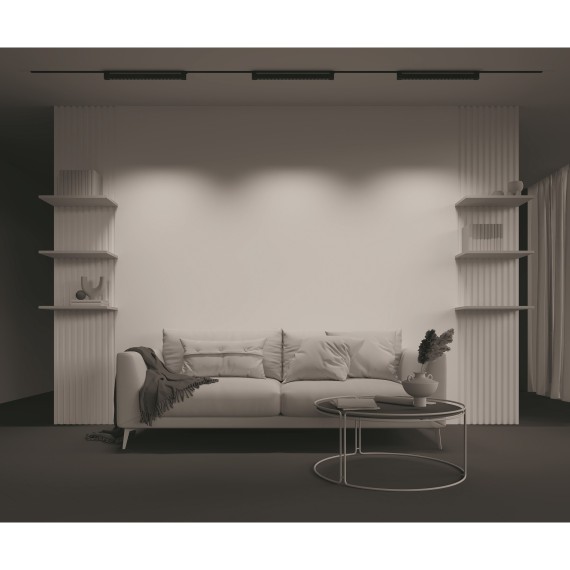 Однофазный двужильный светодиодный трековый светильник Maytoni Unity TR010-1-20W4K-M-B Points Rot 4000К 1500Лм CRI90+ 36° 20Вт