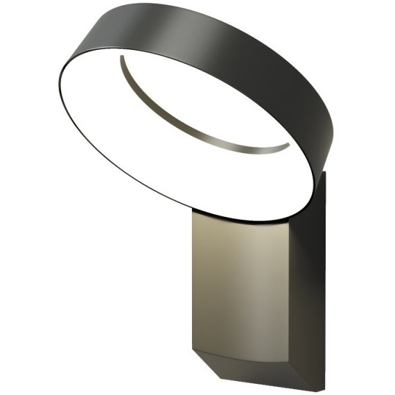 DK9712-BK Настенный светодиодный уличный светильник Denkirs SANVIK, IP65, 12Вт, 3000К, CRI80, 430Лм, 125°