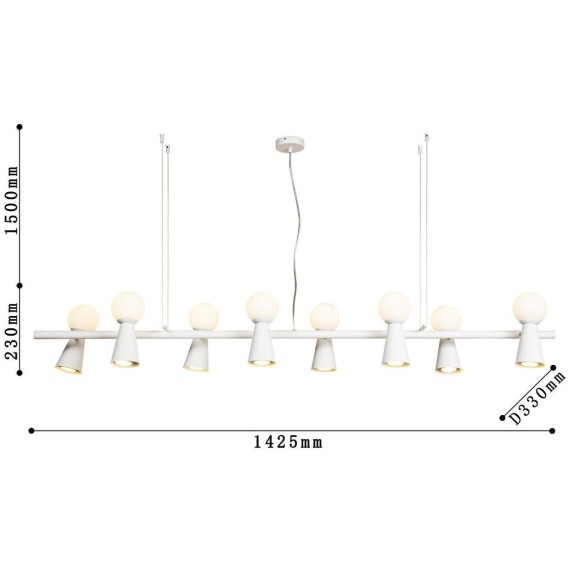 Подвесной светильник Gnomes 4094-8P