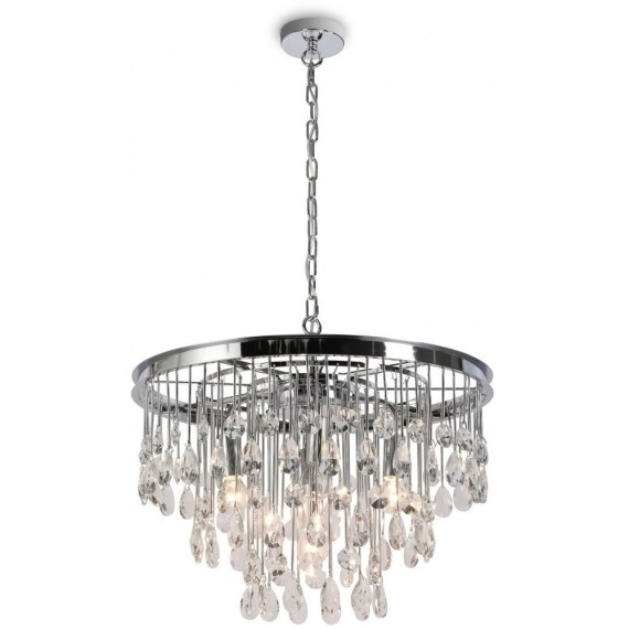 Подвесная люстра хрустальная Linn MOD091PL-05CH