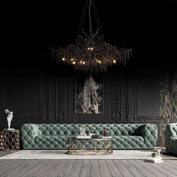 10067/1500 BK Подвесная люстра LOFT IT Bijout