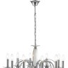 8032/10 CLASSI LN24 хром, металл/хрусталь Люстра подвесная Е14 10*40W 220V LAOKA