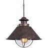 Подвесной светильник с 1 плафоном Lussole GRLSP-9833 AUBURN IP21 под лампу 1xE27 10W