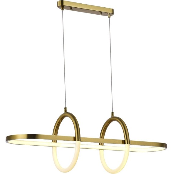 SL1579.313.01 Светильник подвесной ST-Luce Золотистый/Белый LED 1*48W 3000K MOFISTO