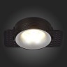 ST218.418.01 Св-к встр. Черный GU10 1*50W  IP20 D78xH30 165-265V Без ламп Встраиваемые светильники