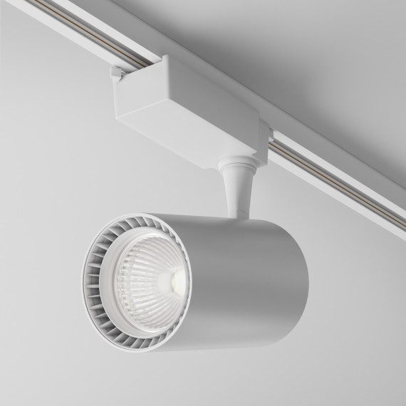 Однофазный двужильный светодиодный трековый светильник Maytoni Unity TR003-1-26W4K-M-W Vuoro 4000К 2790Лм CRI90+ 36° 26Вт