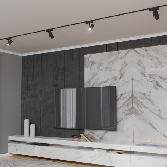 359270 Трековый магнитный светодиодный светильник Novotech SMAL 48V CRI90+ 3000К 680Лм 24° 8W