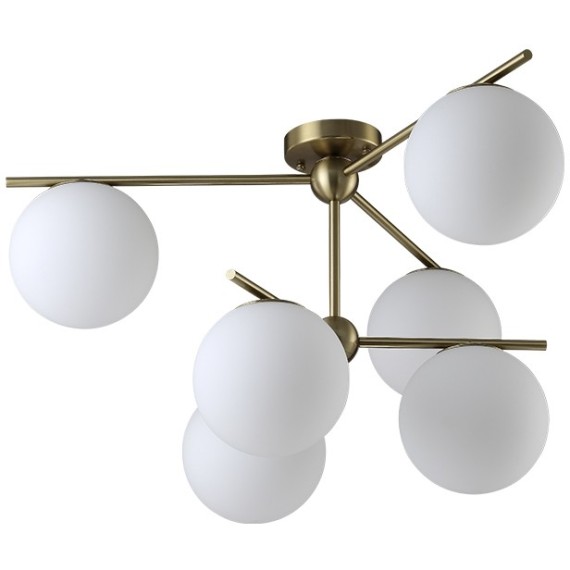 Люстра Crystal Lux FELIZ SP-PL6 BRONZE/WHITE