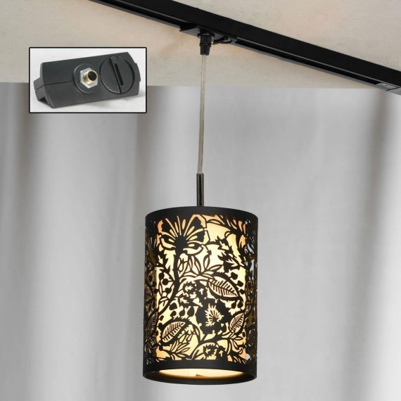 Однофазный двужильный трековый светильник Lussole LSF-2376-01-TAB VETERE под сменную лампу Е14