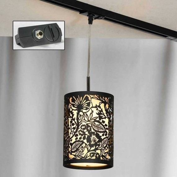 Однофазный двужильный трековый светильник Lussole LSF-2376-01-TAB VETERE под сменную лампу Е14