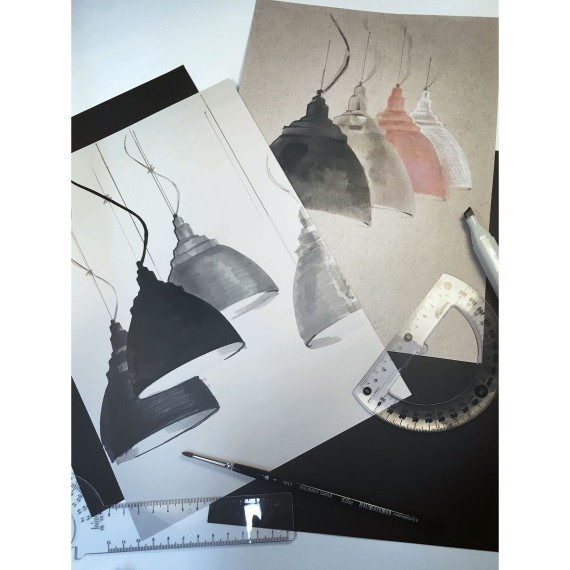 Подвесной светильник с 1 плафоном Maytoni P535PL-01B Bellevue под лампу 1xE27 60W