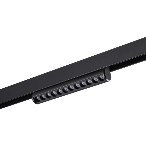 359946 Черный трековый линейный светильник с перекл. цв. температуры 3000;4000;6000К 10Вт 650Лм CRI90 Novotech VECTOR