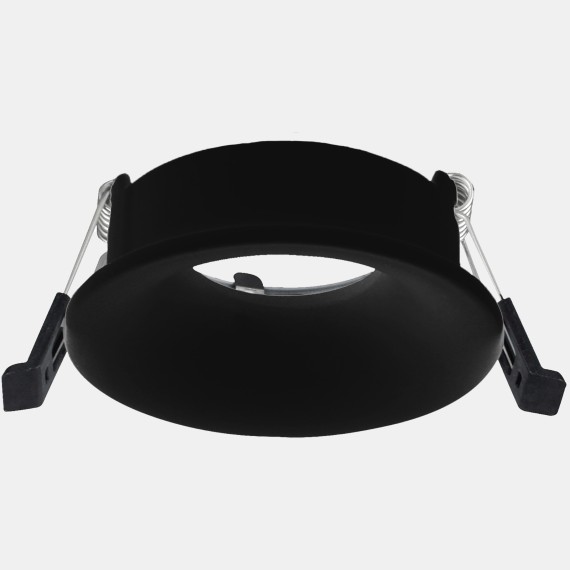 ST263.408.01 Черный матовый встраиваемый спот под лампу GU10 1*50W (без патрона в комплекте)