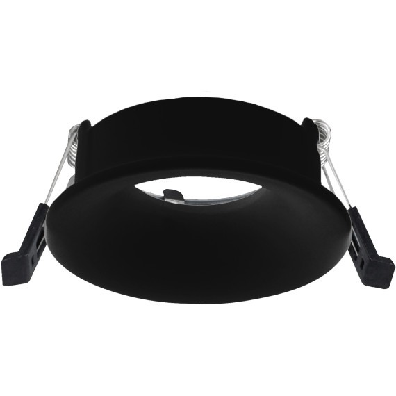 ST263.408.01 Черный матовый встраиваемый спот под лампу GU10 1*50W (без патрона в комплекте)