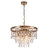 Подвесная люстра хрустальная Linn MOD091PL-05G