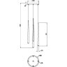 Подвесной светильник Maytoni MOD132PL-L30BSK