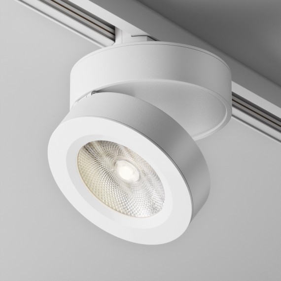 Однофазный двужильный светодиодный трековый светильник Maytoni Unity TR006-1-12W3K-W4K Magic 4000К 1000Лм CRI80+ 36° 12Вт