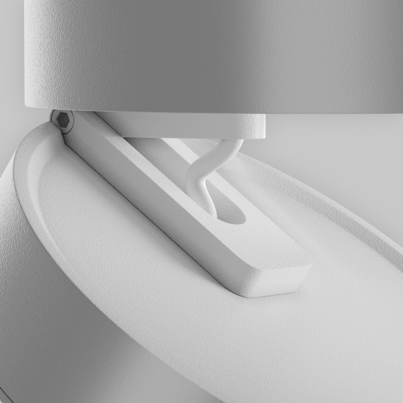 Однофазный двужильный светодиодный трековый светильник Maytoni Unity TR006-1-12W3K-W4K Magic 4000К 1000Лм CRI80+ 36° 12Вт