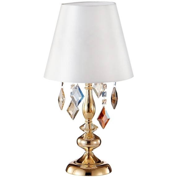 Настольная лампа Crystal Lux MERCEDES LG1 GOLD/COLOR