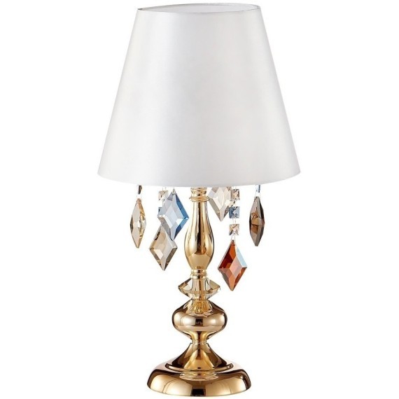 Настольная лампа Crystal Lux MERCEDES LG1 GOLD/COLOR