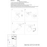 Однофазный двужильный трековый светильник Crystallux CLT 0.31 001 60 WH под сменную лампу GU10