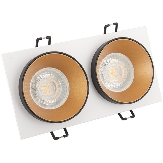 Встраиваемый светильник, IP 20, 50 Вт, GU10, Denkirs DK2422-GD