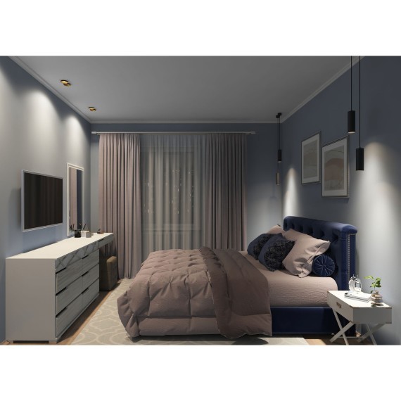 Встраиваемый светильник, IP 20, 50 Вт, GU10, Denkirs DK2422-GD