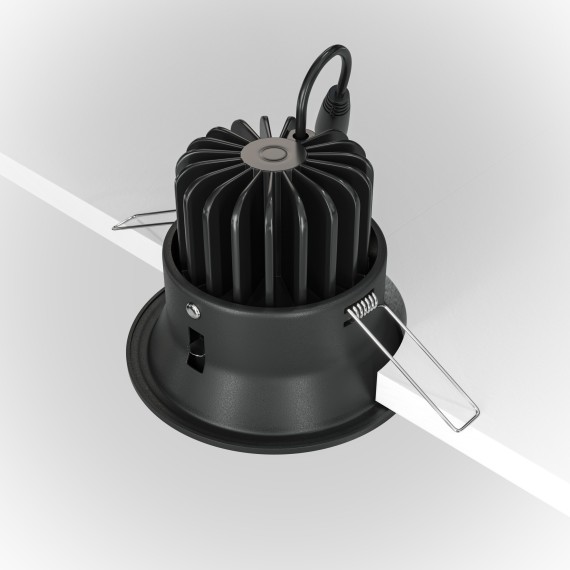 Встраиваемый светильник Maytoni DL031-2-L12B Yin светодиодный LED 12W