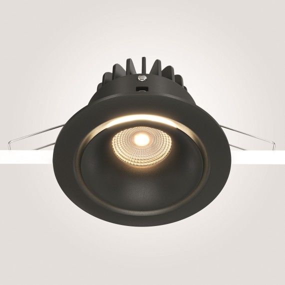 Встраиваемый светильник Maytoni DL031-2-L12B Yin светодиодный LED 12W