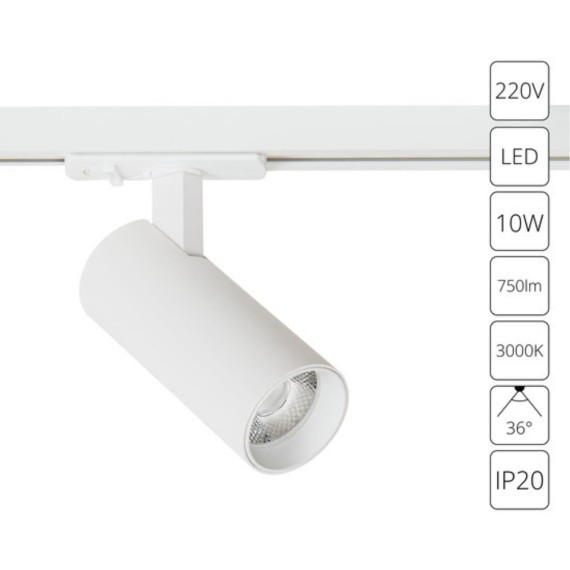 Трековый светильник Arte Lamp BENE A1935PL-1WH