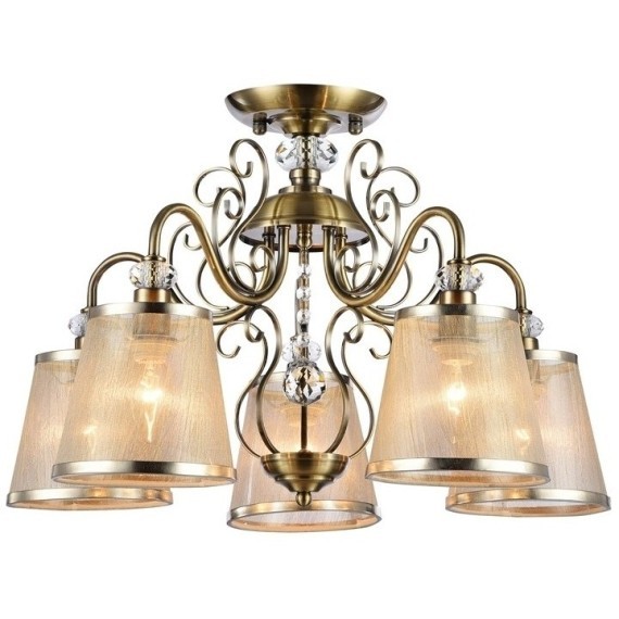 Люстра потолочная Freya FR2405-PL-05-BZ Driana под лампы 5xE14 40W