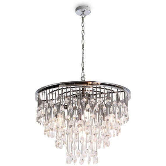 Подвесная люстра хрустальная Linn MOD091PL-07CH
