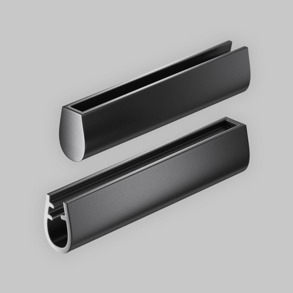 Торцевая заглушка 2шт для текстильного шинопровода Maytoni Parity TRA130BEC-B