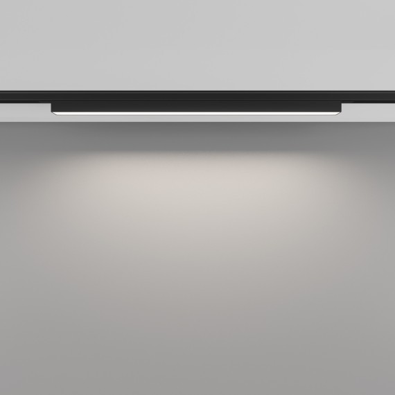 TR192-1-12W4K-B Ультратонкий трековый диммируемый по TRIAC 0/1-10V магнитный светодиодный светильник Maytoni Levity CRI90+ 4000К 330Лм 100° 12Вт