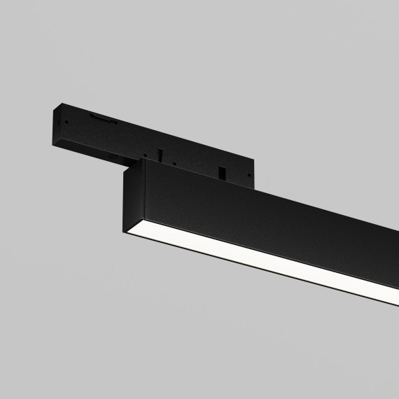 TR192-1-12W4K-B Ультратонкий трековый диммируемый по TRIAC 0/1-10V магнитный светодиодный светильник Maytoni Levity CRI90+ 4000К 330Лм 100° 12Вт