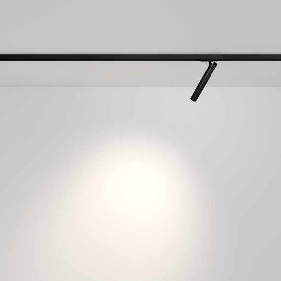 Однофазный двужильный светодиодный трековый светильник Maytoni Unity TR141-1-6W3K-M-B Focus T 3000К 270Лм CRI90+ 36° 6Вт