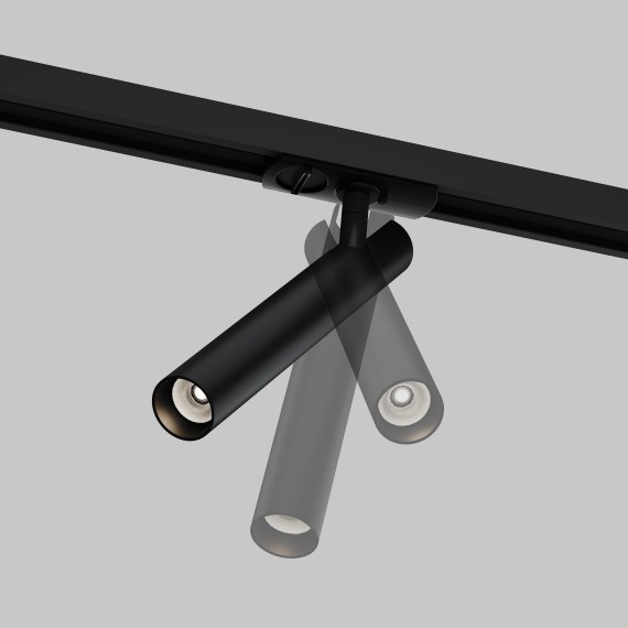 Однофазный двужильный светодиодный трековый светильник Maytoni Unity TR141-1-6W3K-M-B Focus T 3000К 270Лм CRI90+ 36° 6Вт