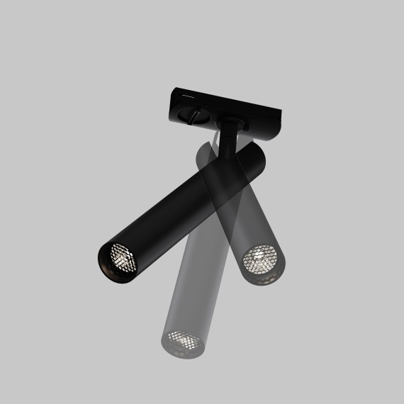 Однофазный двужильный светодиодный трековый светильник Maytoni Unity TR141-1-6W3K-M-B Focus T 3000К 270Лм CRI90+ 36° 6Вт